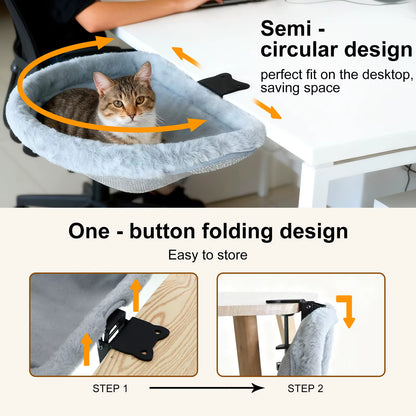 Swerkk™ Cat Desk Bed